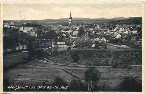 Königsbrück - Blick auf die Stadt -683988