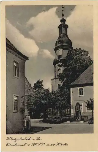 Königsbrück - Denkmal von 1870/71 -684140