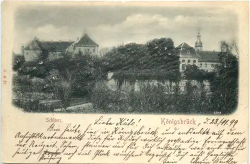 Königsbrück - Reliefkarte -684180