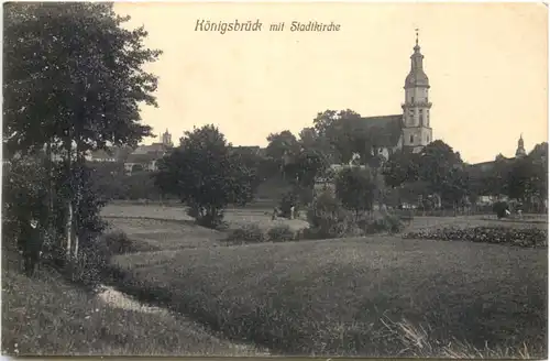 Königsbrück mit Stadtkirche -684058