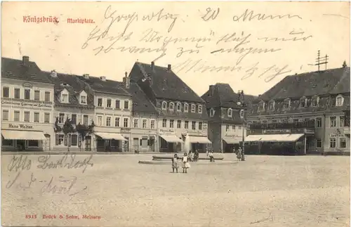 Königsbrück - Marktplatz -684098