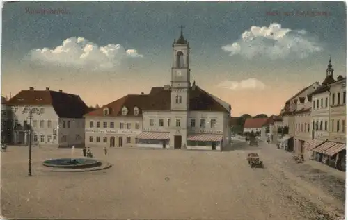 Königsbrück - Markt und Schlosstrasse -683996