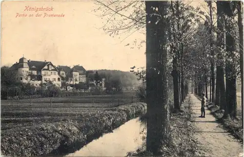 Königsbrück - Partie an der Promenade -684138