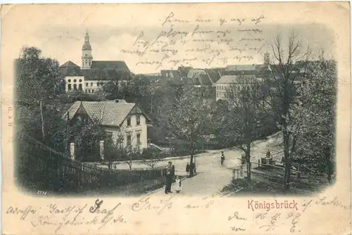Königsbrück - Reliefkarte -684178