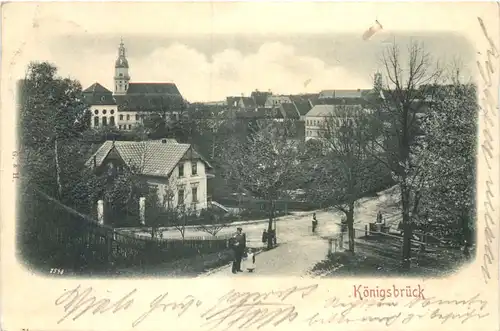 Königsbrück - Reliefkarte -684176