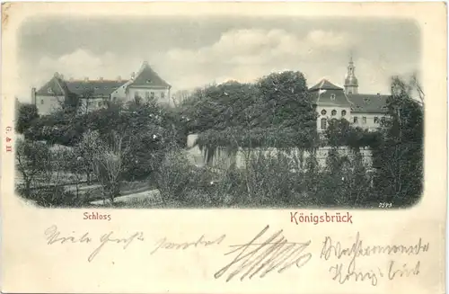 Königsbrück - Reliefkarte -684190