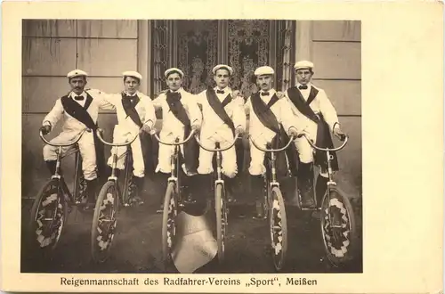 Meissen - Reigenmannschaft des Radfahrer Vereins Sport -684290