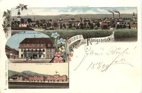 Gruss aus Königsbrück - Litho -684274