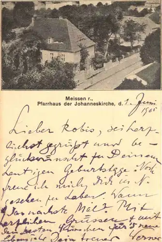 Meissen - Pfarrhaus der Johanneskirche -684258