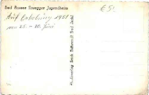 Bad Aussee - Rosegger Jugendheim -684370