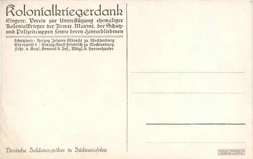 Kolonialkriegerdank - Deutsche Soldatengräber in Südwestafrika -684354