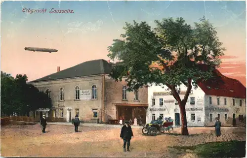 Erbgericht Laussnitz mit Zeppelin -684296