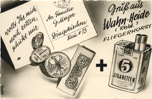 Gruss aus Wahn-Heide Fliegerhorst - Geld -684372