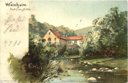 Weinheim - Fuchssche Mühle - Ltiho -684418