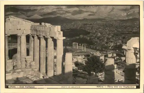 Athens - Over Parthenon -684588