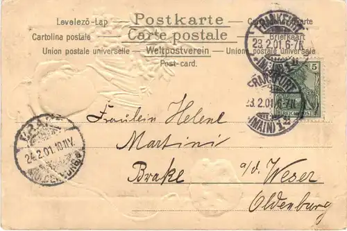 Grüss Gott - Prägekarte -684512