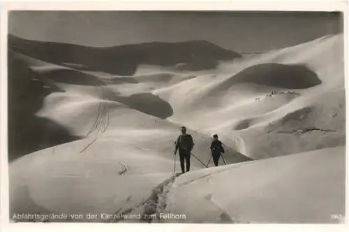 Abfahrtsgelände von der Kanzelwand zum Fellhorn- Ski -684556