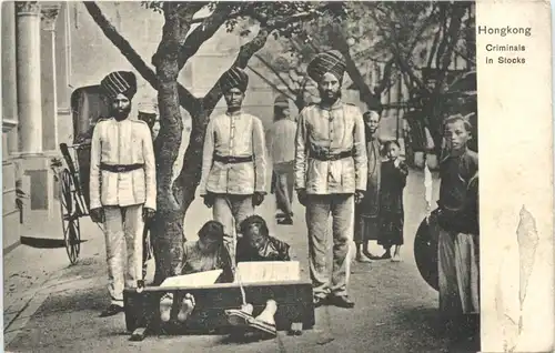 Hongkong - Criminals in Stocks -665810