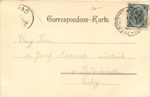 Gruss aus Schwadowitz - Litho -664658