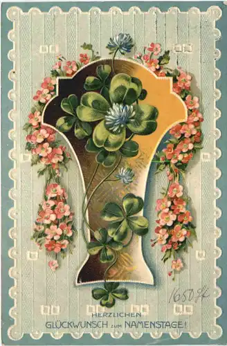 Namenstag - Prägekarte -684678