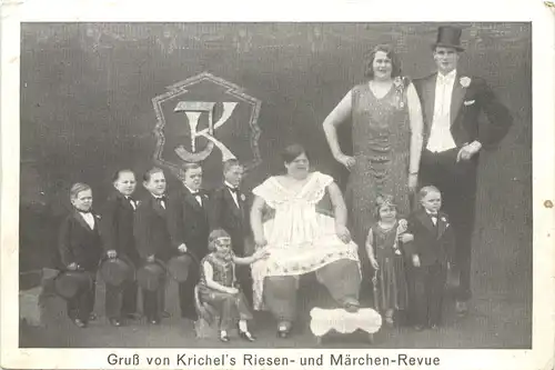 Gruss von Krichels Riesen und Märchen Revue - Zirkus -684904