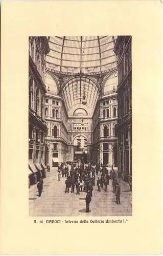 Napoli - Interno dello Galleria Umberto I -685028