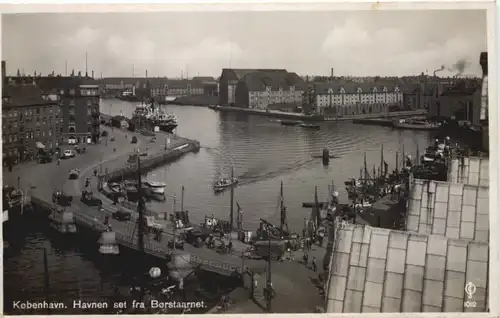 Kobenhavn - Havnen set fra Borsaarnet -685002