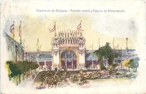 Exposition de Zaragoza - Avenida central -685172