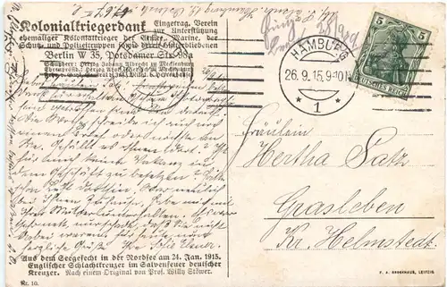 Kolonialkriegerdank - Seegefecht in der Nordsee -685310