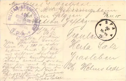 Spa - Chateau Beaumont - Feldpost -685330