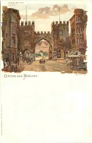 Gruss aus München - Litho -685500