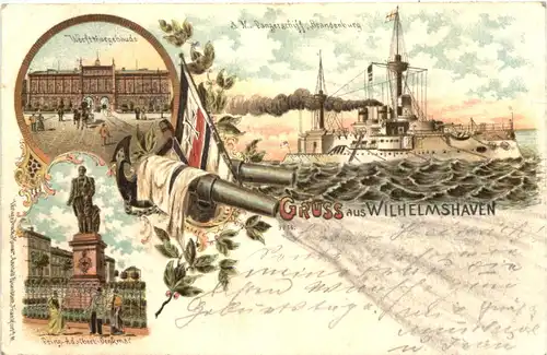 Gruss aus Wilhelmshaven - Litho -685550