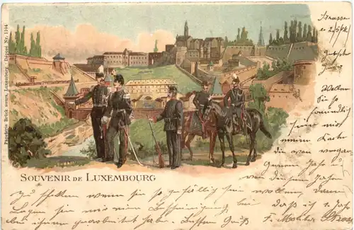 Souvenir de Luxembourg - Litho -685406