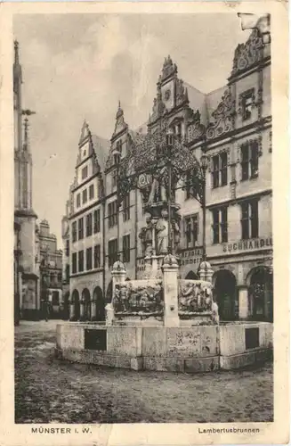 Münster in Westfalen - Lambertusbrunnen -685416