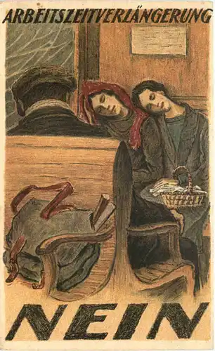 Schweiz Politik - Arbeitszeitverlängerung NEIN -685560