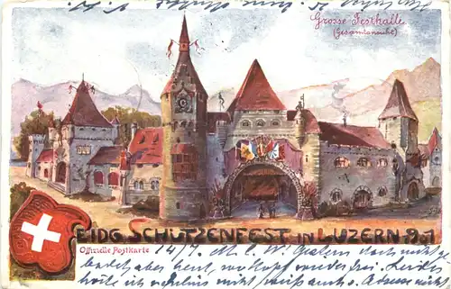 Luzern - Eidg. Schützenfest 1901 -685600