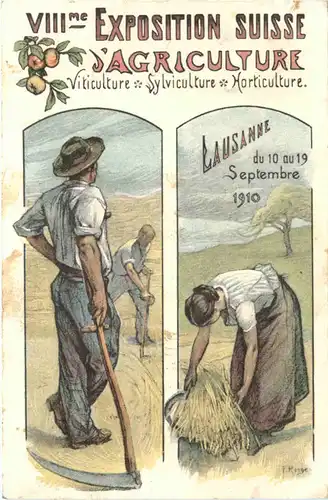 Lausanne - Exposition Suisse d Agriculture 1910 -685584