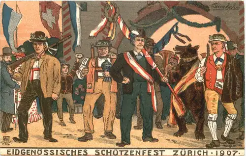 Zürich - Eidgenössisches Schützenfest 1907 -685700