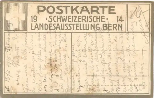 Bern - Schweizerische Landesausstellung 1914 - Bär Bear -685704