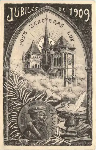 Geneve - Jubiles de 1909 - Calvin -685602