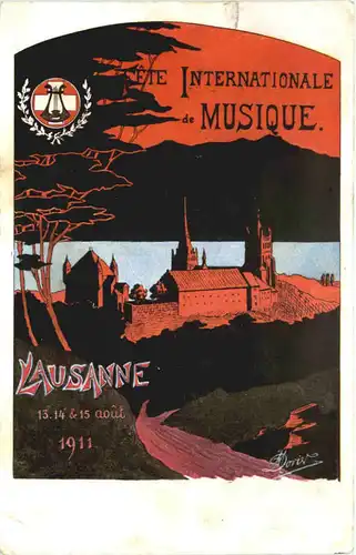 Lausanne - Fete Internatinale de Musique 1911 -685586
