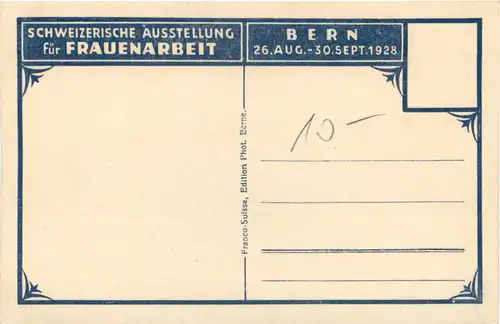 Bern - Elektrizitätsausstellung -685722