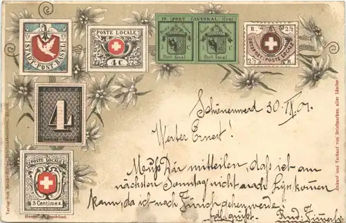 Schweiz - Briefmarken - Litho -685696