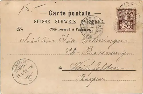 Schweiz - Trachten - Litho -685686