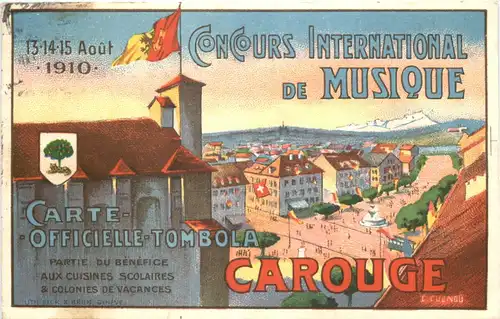 Carouge - Concours International de Musique 1910 -685760