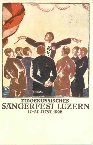 Luzern - Eidg. Sängerfest 1922 -685790