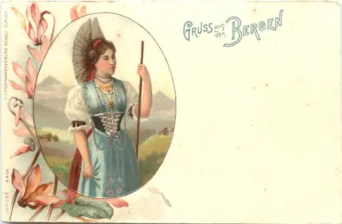 Schweiz - Gruss aus den Bergen -685830