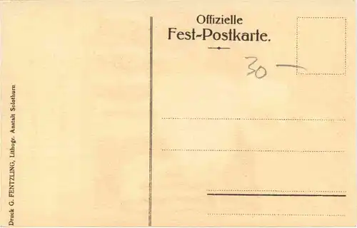 Solothurn - Kantonalgesangsfest 1913 -685772