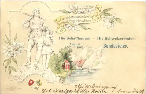 Schaffhausen - Bundesfeier 1901 -685804