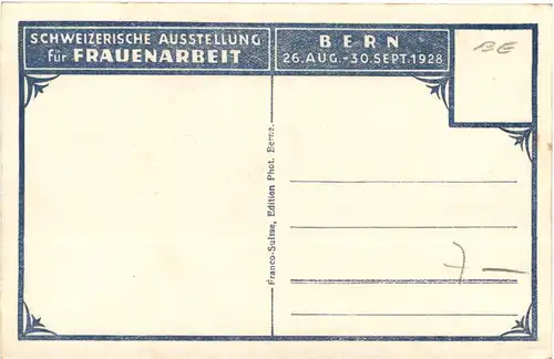 Bern - Ausstellung Frauenarbeit 1928 -685844